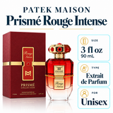 Prisme Rouge Intense by Patek Maison 3 Oz Extrait De Parfum Spray In Box for Unisex