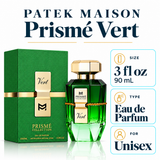 Prisme Collection Vert by Patek Maison 3.0 Oz Eau De Parfum Spray In Box for Men