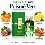 Prisme Collection Vert by Patek Maison 3.0 Oz Eau De Parfum Spray In Box for Men