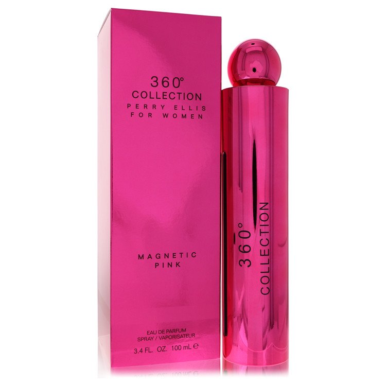 Perry Ellis 360 Collection Magnetic Pink by Perry Ellis 3.4 Oz Eau De Parfum Spray for Women
