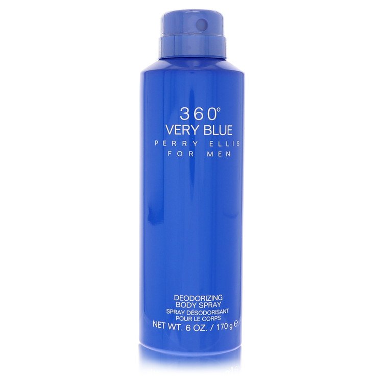 Perry Ellis 360 Very Blue by Perry Ellis 6 Oz Body Spray for Men