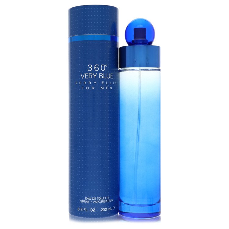 Perry Ellis 360 Very Blue by Perry Ellis by Perry Ellis 6.8 Oz Oz Eau De Toilette Spray 6.8 Oz for Men