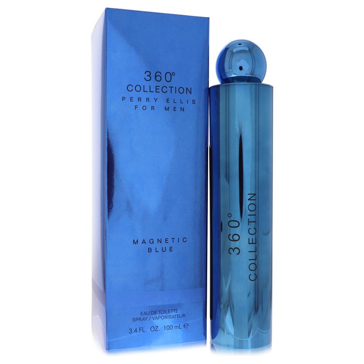 Perry Ellis Perry Ellis 360 Collection Magnetic Blue Eau De Toilette Spray 3.4 Oz Cologne