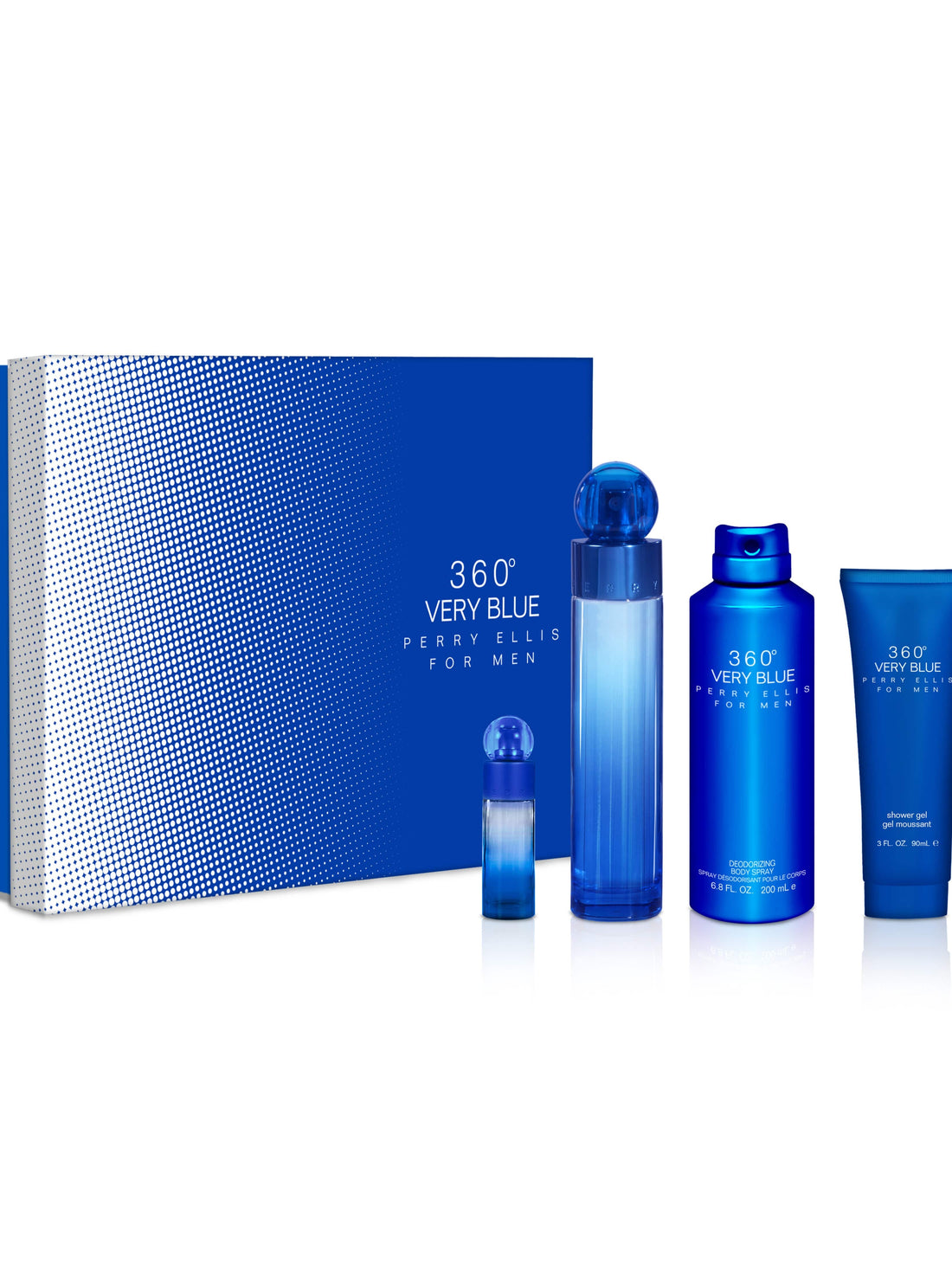 360 Very Blue by Perry Ellis Gift Set for Men