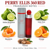 Perry Ellis 360 Red by Perry Ellis 6.8 Oz Eau De Toilette Spray In Box for Men