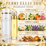 Ellis 360 by Perry Ellis 3.4 Oz Eau De Toilette Spray for Women