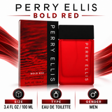 Bold Red by Perry Ellis 3.4 Oz Eau De Toilette Spray for Men