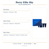 Perry Ellis Sky 4 pc Gift Set for Men