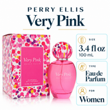 360 Very Pink by Perry Ellis 3.4 Oz Eau De Parfum Spray for Women