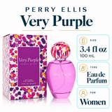 360 Very Purple by Perry Ellis 3.4 Oz Eau De Parfum Spray for Women