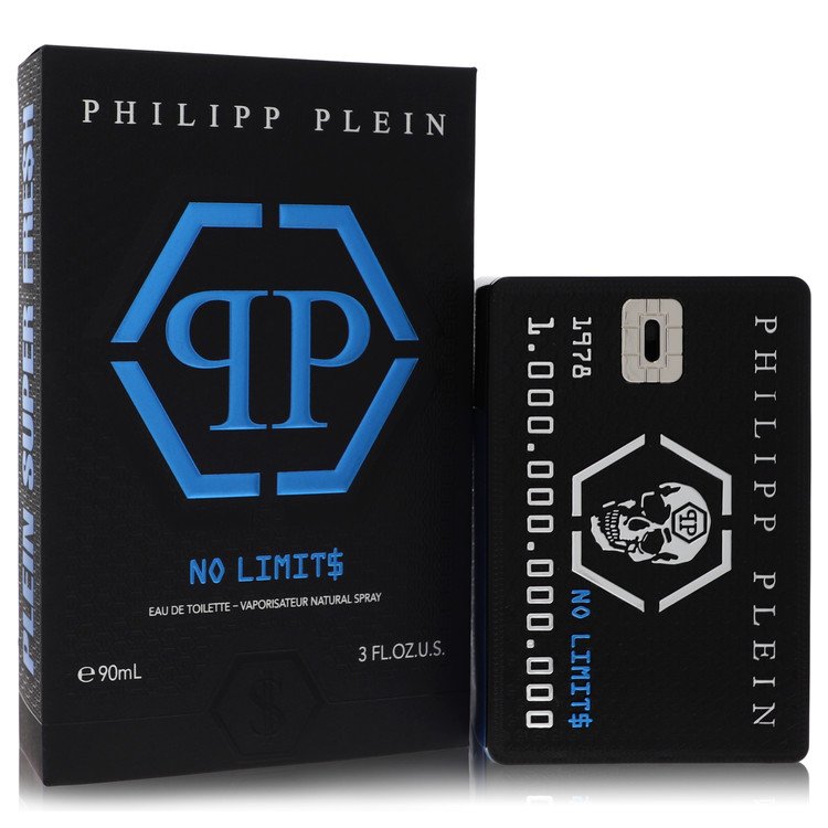 Philipp Plein No Limits Super Fresh by Philipp Plein Parfums 3 Oz Eau De Toilette Spray for Men