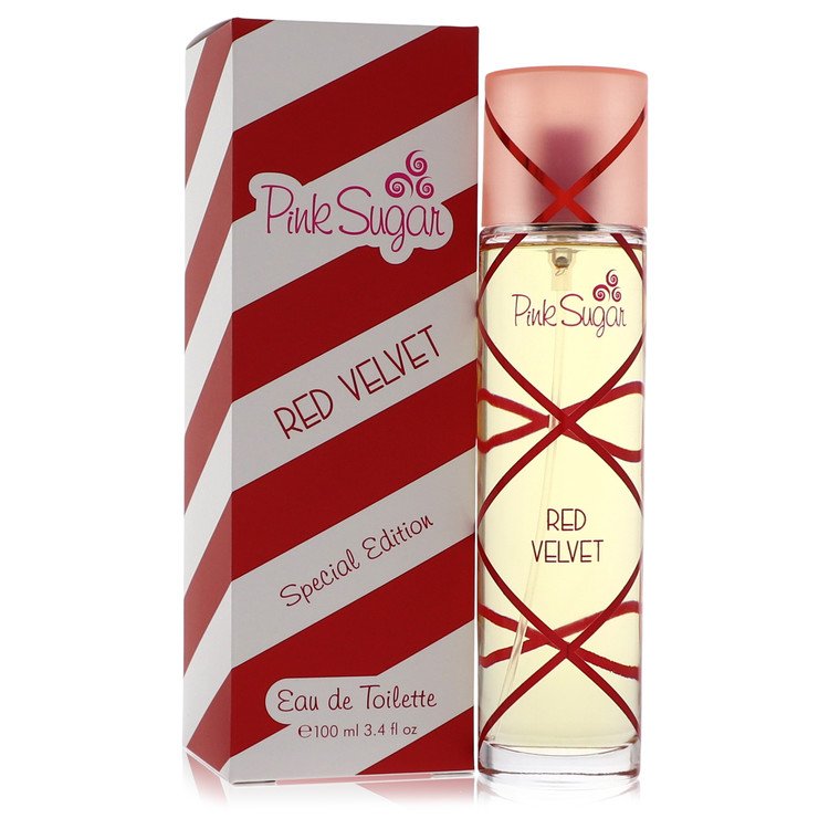 Pink Sugar Red Velvet by Aquolina 3.4 Oz Eau De Toilette Spray for Women