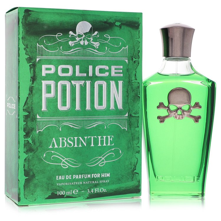 Police Potion Absinthe by Police Colognes 3.4 Oz Eau De Parfum Spray for Men