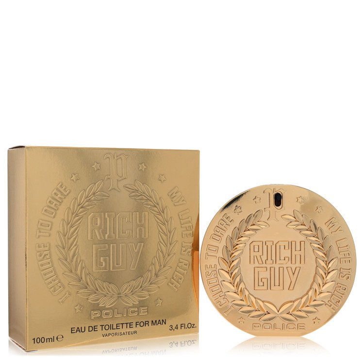 Police Rich Guy by Police Colognes 3.4 Oz Eau De Toilette Spray for Men