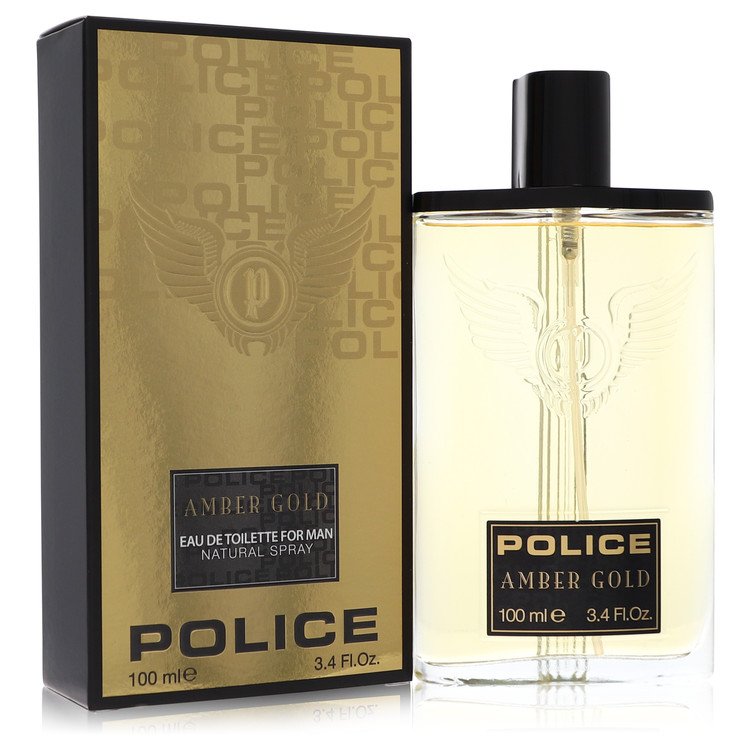 Police Amber Gold by Police Colognes 3.4 Oz Eau De Toilette Spray for Men