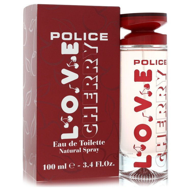 Police Love Cherry by Police Colognes 3.4 Oz Eau De Toilette Spray for Women