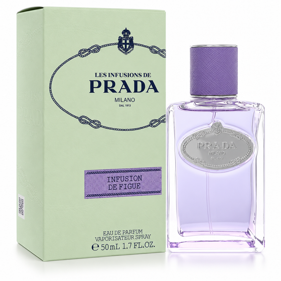 Prada Infusion de Figue 50 mL retail bottle and box