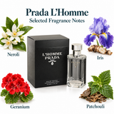 Prada L'homme Prada Milano by Prada 1.6 Oz Eau De Toilette Spray for Men