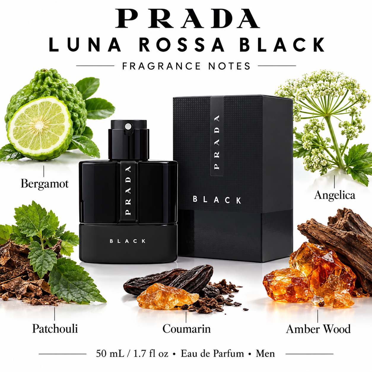 PRADA LUNA ROSSA BLACK — main