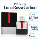 Prada Luna Rossa Carbon by Prada 1.6 Oz Eau De Toilette for Men