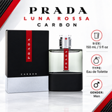Prada Luna Rossa Carbon by Prada 5 Oz Eau De Toiltte Spray for Men