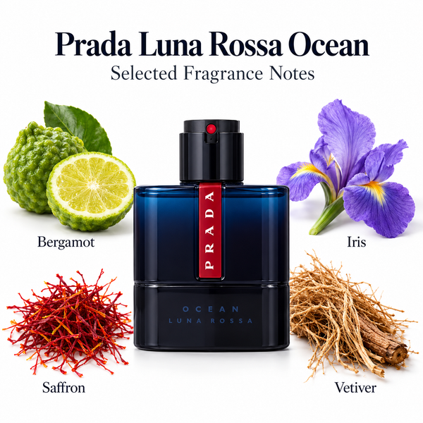 Prada Luna Rossa Ocean by Prada 1.6 Oz Eau De Toilette Spray for Men