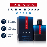 Prada Luna Rossa Ocean by Prada 3.3 Oz Eau De Toilette Spray for Men