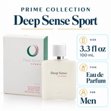 Deep Sense Sport by Prime Collections 3.4 Oz Eau De Parfum Spray for Men