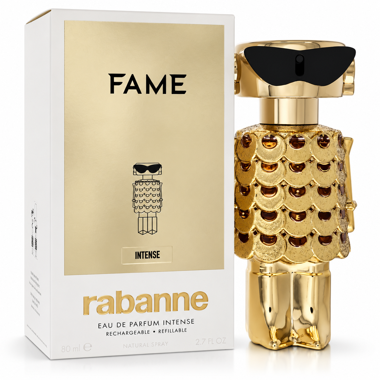 Fame Intense by Paco Rabanne 2.7 Oz Eau De Parfum Ispray for Women