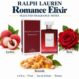 Romance Elixir by Ralph Lauren 2.4 Oz Eau De Parfum Spray In Box for Women