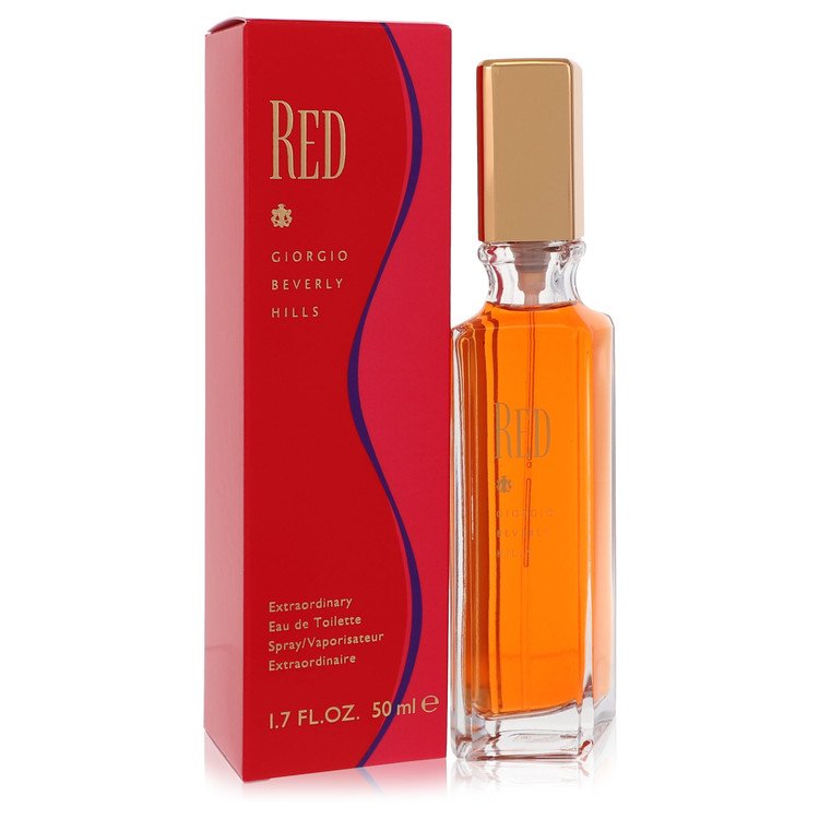 Red by Giorgio Beverly Hills 1.7 Oz Eau De Toilette Spray for Women