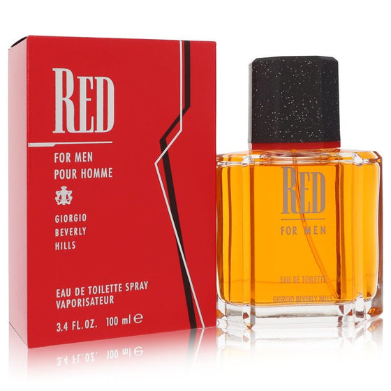 Giorgio Red by Beverly Hills 3.4 Oz Eau De Toilette Spray for Men