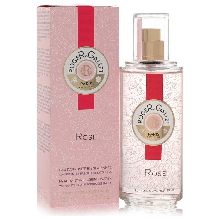 Roger & Gallet Rose by Roger & Gallet 3.3 Oz Fragrant Wellbeing Water Spray for Women