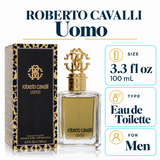 Roberto Cavalli Uomo by Roberto Cavalli 3.3 Oz Eau De Toilette Spray In Box for Men