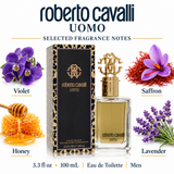 Roberto Cavalli Uomo by Roberto Cavalli 3.3 Oz Eau De Toilette Spray In Box for Men