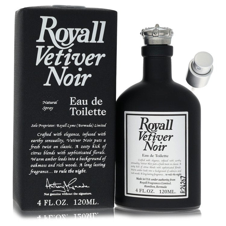 Royall Vetiver Noir by Royall Fragrances 4 Oz Eau De Toilette Spray for Men