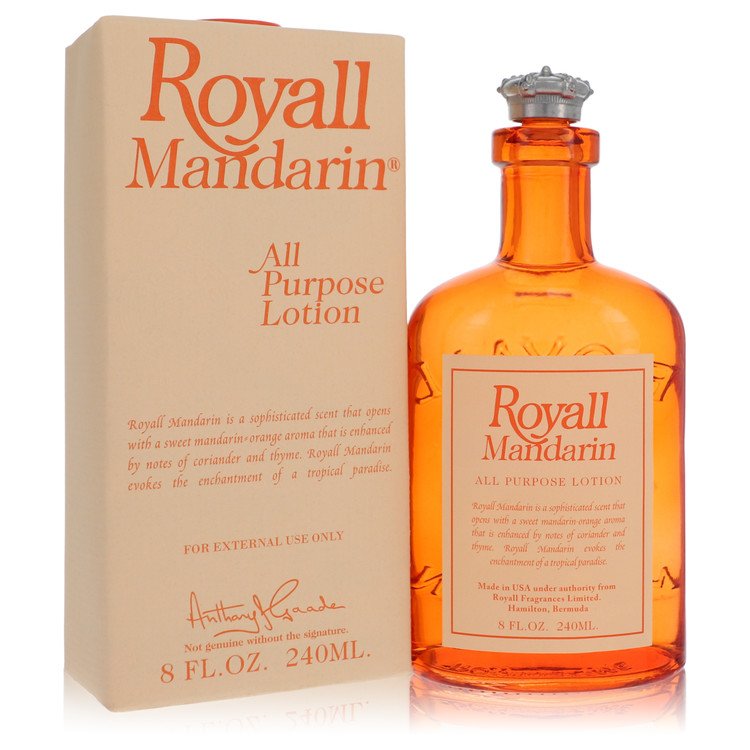 Royall Mandarin by Royall Fragrances 8 Oz All Purpose Lotion / Cologne for Men