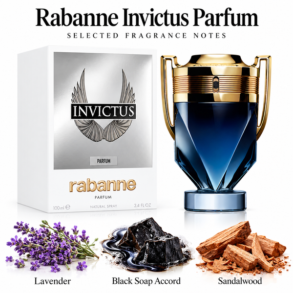 Invictus by Paco Rabanne 3.4 Oz Parfum Spray for Men