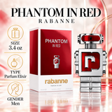 Phantom In Red Elixir by Paco Rabanne 3.4 Oz Parfum Spray for Men