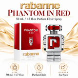 Phantom In Red Elixir by Paco Rabanne 1.7 Oz Parfum Spray for Men
