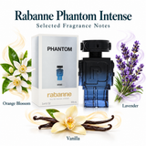 Phantom Intense by Paco Rabanne 3.4 Oz Eau De Parfum Spray In Box for Men
