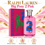 Polo Big Pony # 2 Pink Special by Ralph Lauren 3.4 Oz Eau De Toilette Spray for Women