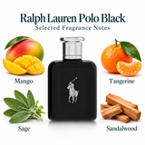 Polo Black by Ralph Lauren 2.5 Oz Eau De Toilette for Men