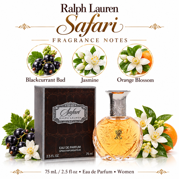 Safari by Ralph Lauren 2.5 Oz Eau De Parfum Spray for Women