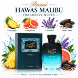 Hawas Malibu by Rasasi 3.4 Oz Eau De Parfum Spray for Men