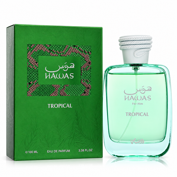 Hawas Tropical by Rasasi 3.38 Oz Eau De Parfum Spray for Men