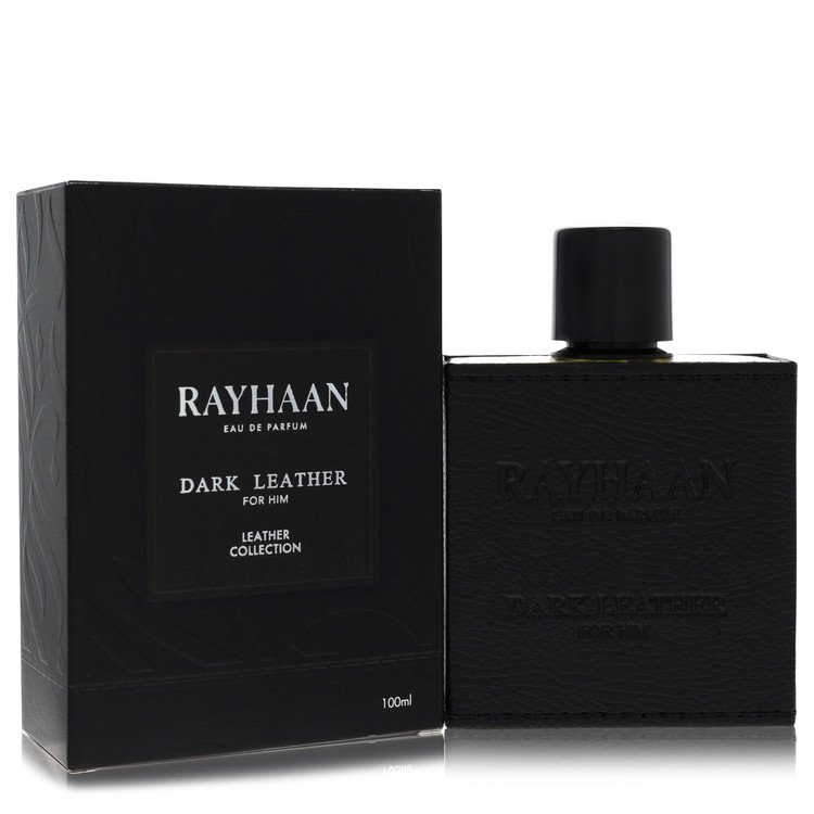 Rayhaan Dark Leather by Rayhaan 3.38 Oz Eau De Parfum Spray for Men