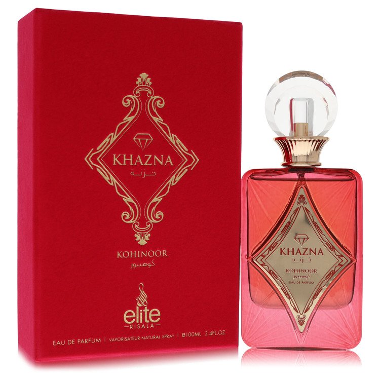 Risala Elite Khazna Kohinoor by Risala 3.4 Oz Eau De Parfum Spray for Men