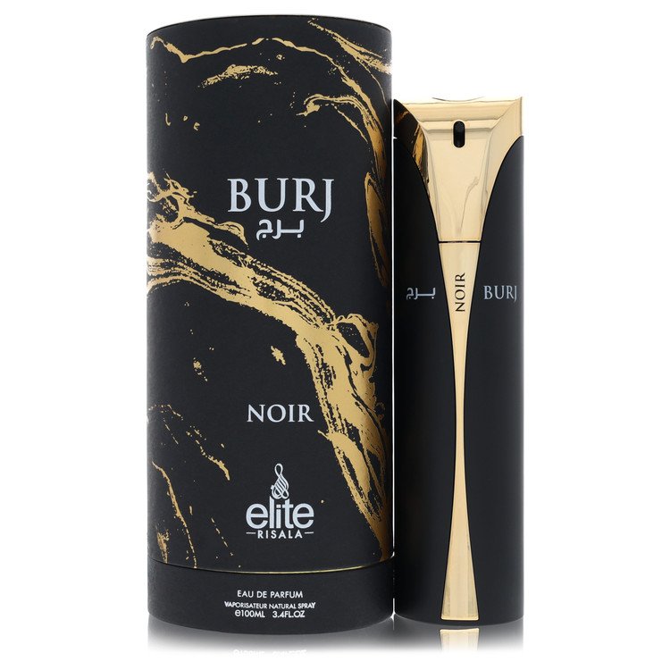 Risala Elite Burj Noir by Risala 3.4 Oz Eau De Parfum Spray for Men