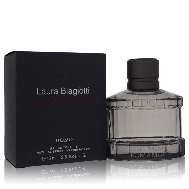 Romamor Uomo by Laura Biagiotti 2.5 Oz Eau De Toilette Spray for Men